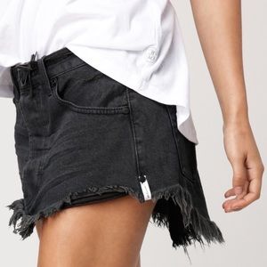 One Teaspoon Junkyard Black Skirt 29